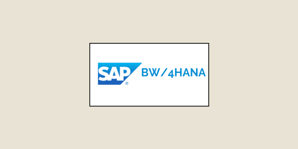 SAP BW/4HANA