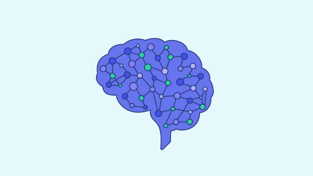 illustration du deep neural network dans un cerveau humain