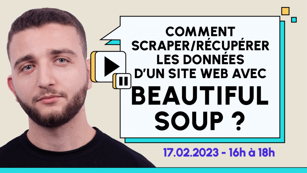 miniature vidéo YouTube webinar sur Beautiful Soup