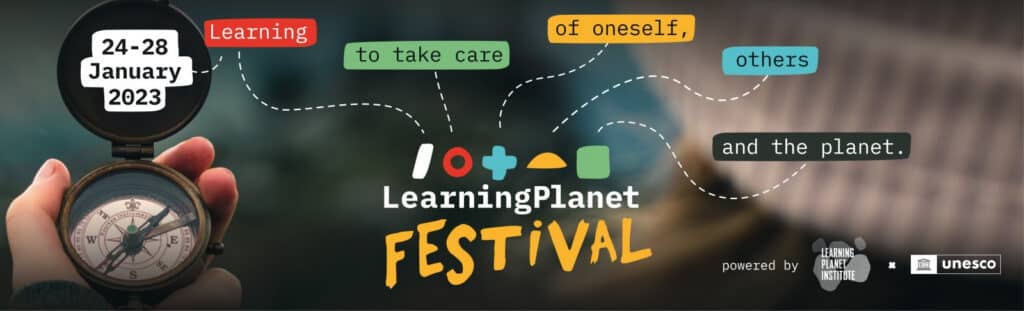 Affiche promotionnel du LearningPlanet Festival