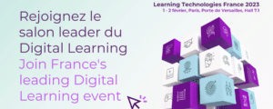 Affiche présentation salon Learning Technologie